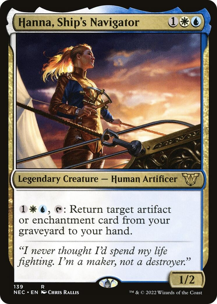 Image for Hanna, Ship's Navigator (139) [Kamigawa: Neon Dynasty] - Magic: The Gathering