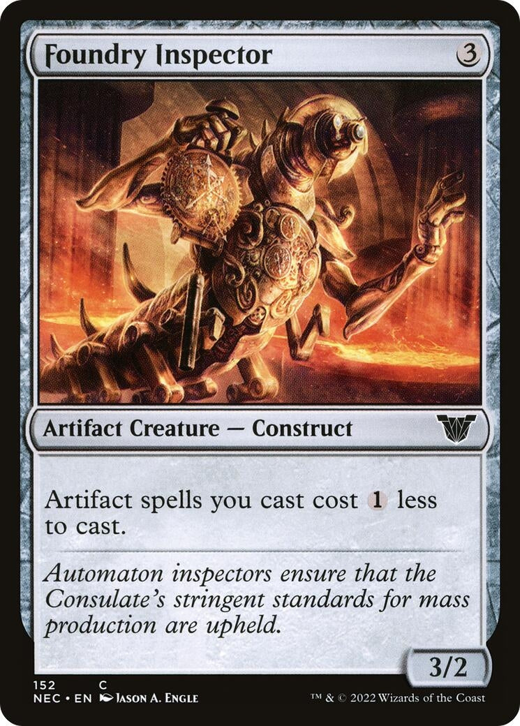 Image for Foundry Inspector (152) [Kamigawa: Neon Dynasty] - Magic: The Gathering