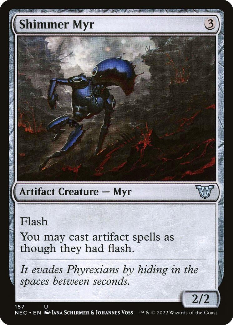 Image for Shimmer Myr (157) [Kamigawa: Neon Dynasty] - Magic: The Gathering