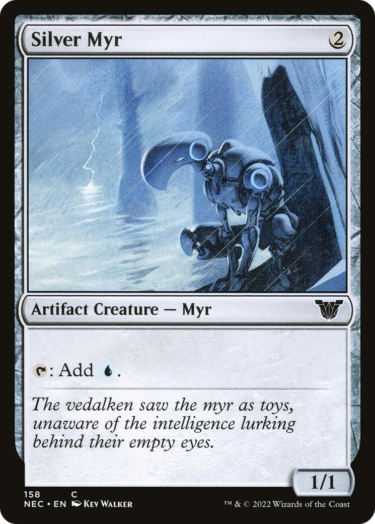 Image for Silver Myr (158) [Kamigawa: Neon Dynasty] - Magic: The Gathering
