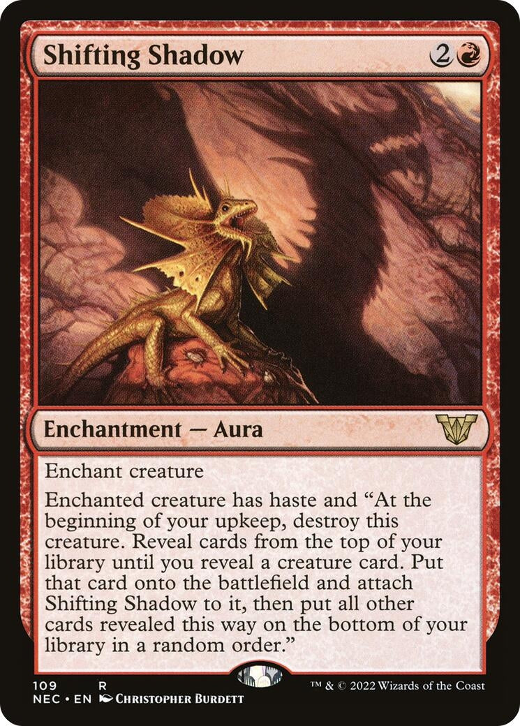 Image for Shifting Shadow (109) [Kamigawa: Neon Dynasty] - Magic: The Gathering