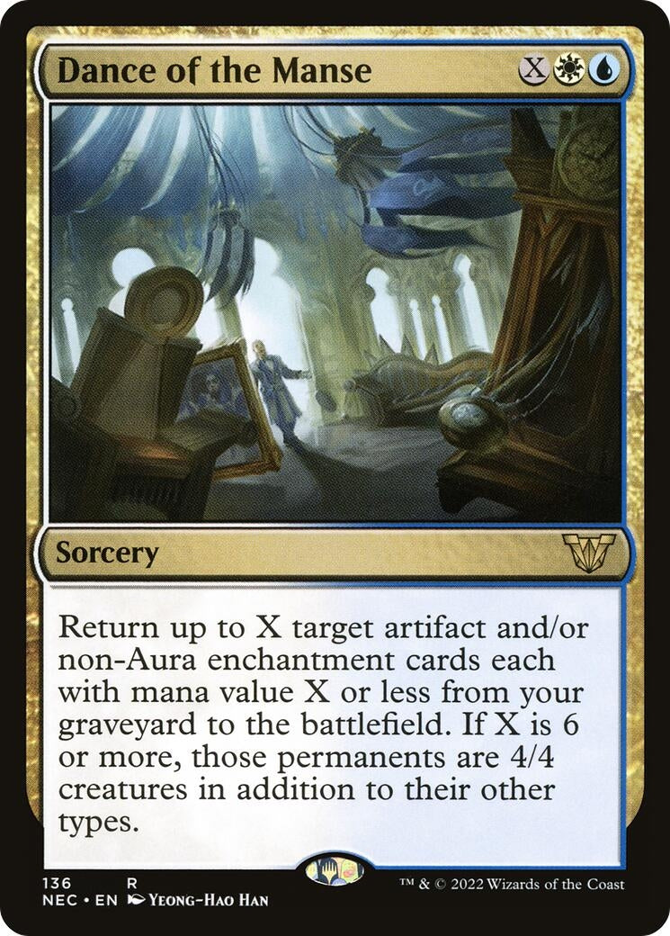 Image for Dance of the Manse (136) [Kamigawa: Neon Dynasty] - Magic: The Gathering
