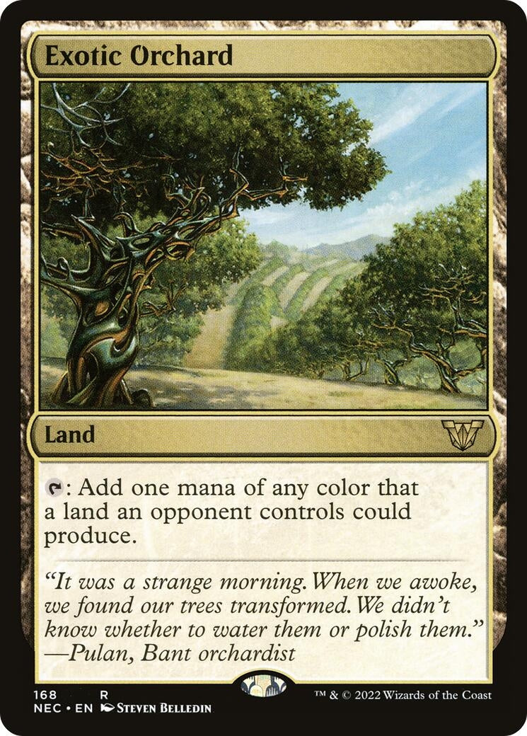 Image for Exotic Orchard (168) [Kamigawa: Neon Dynasty] - Magic: The Gathering