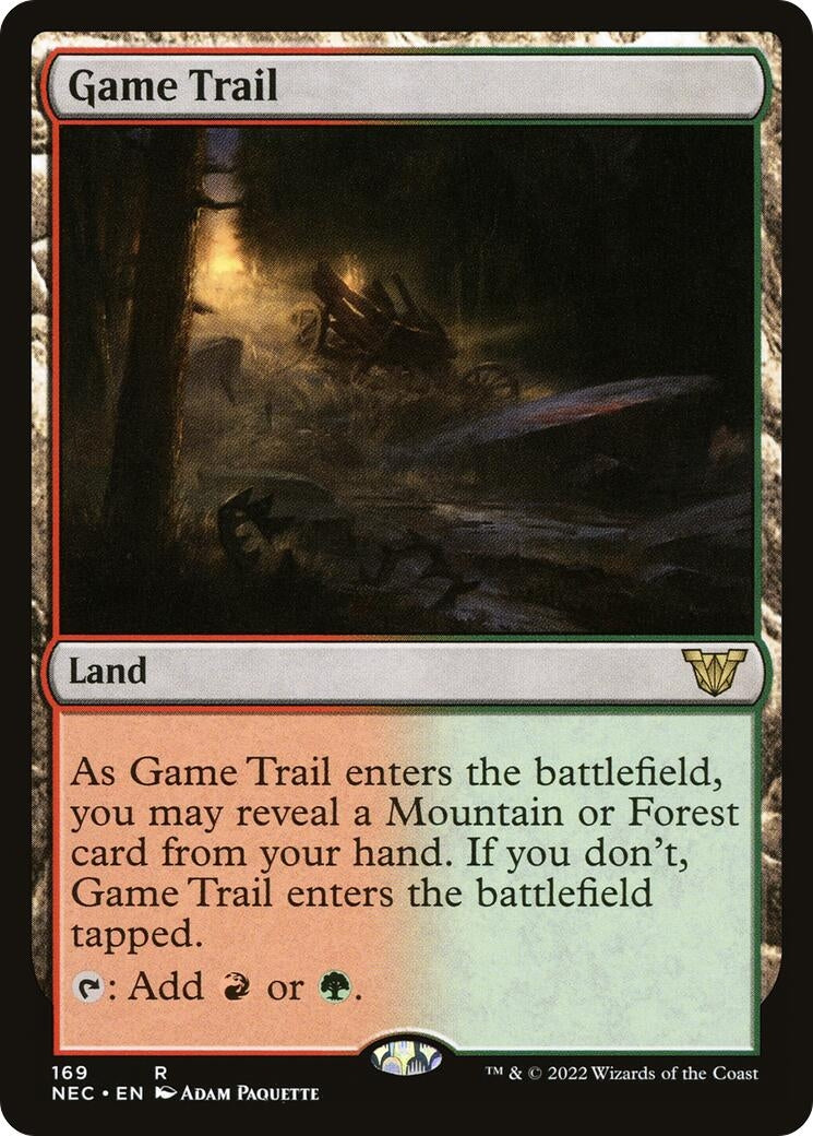 Image for Game Trail (169) [Kamigawa: Neon Dynasty] - Magic: The Gathering