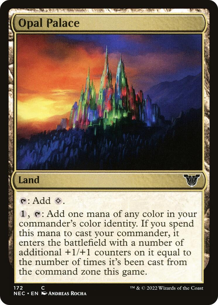Image for Opal Palace (172) [Kamigawa: Neon Dynasty] - Magic: The Gathering