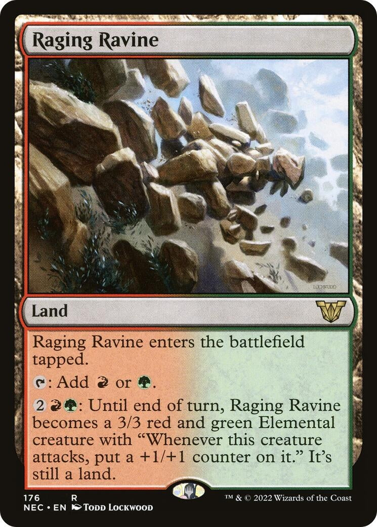 Image for Raging Ravine (176) [Kamigawa: Neon Dynasty] - Magic: The Gathering