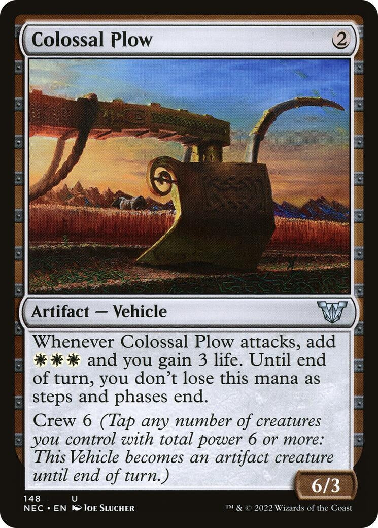 Image for Colossal Plow (148) [Kamigawa: Neon Dynasty] - Magic: The Gathering