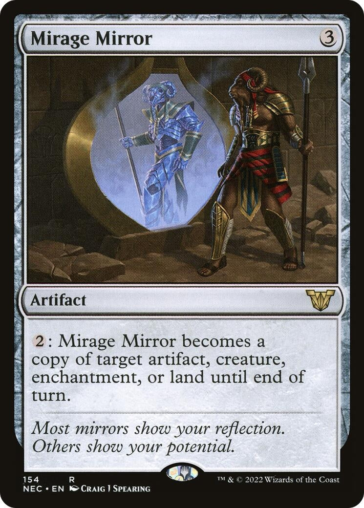 Image for Mirage Mirror (154) [Kamigawa: Neon Dynasty] - Magic: The Gathering
