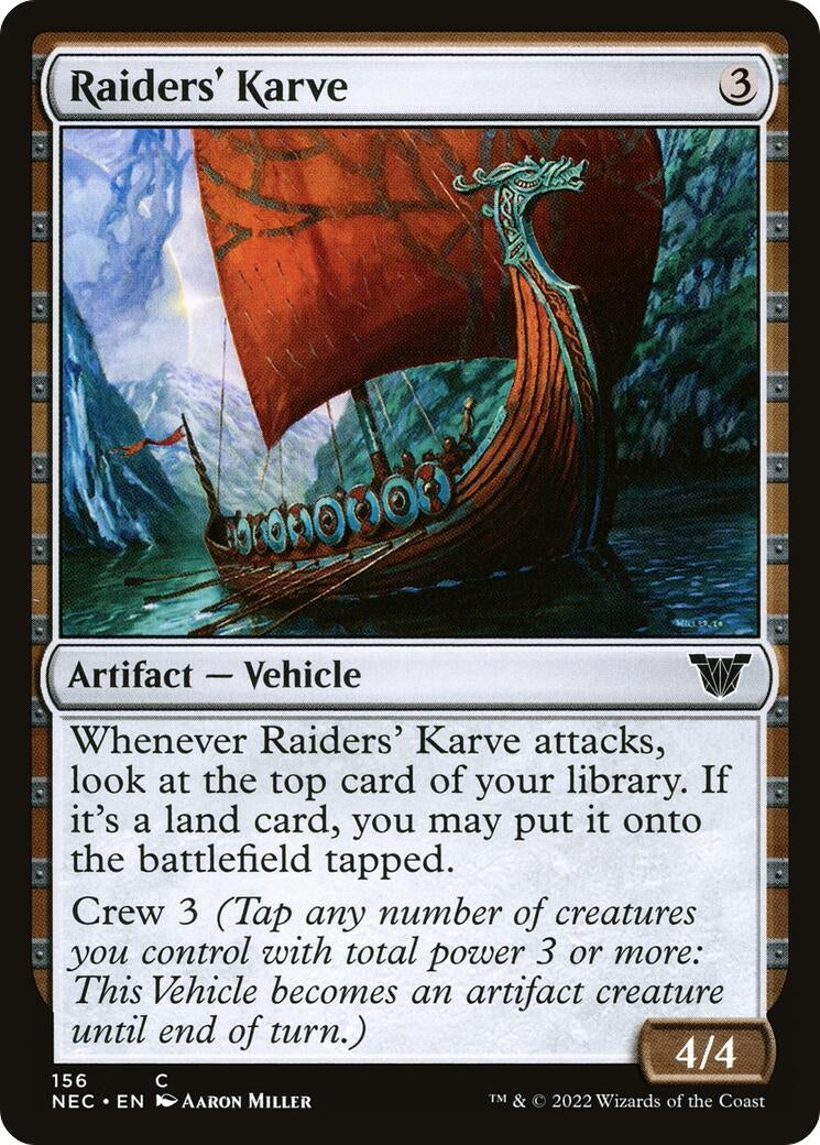 Image for Raiders' Karve (156) [Kamigawa: Neon Dynasty] - Magic: The Gathering