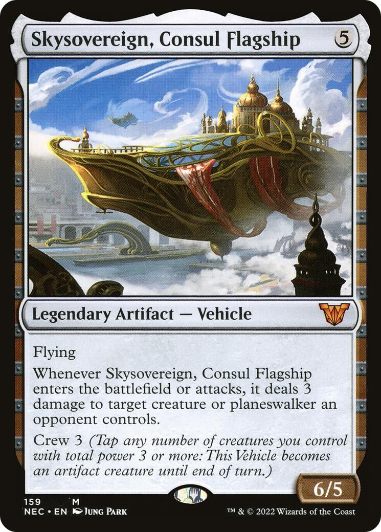 Image for Skysovereign, Consul Flagship (159) [Kamigawa: Neon Dynasty] - Magic: The Gathering