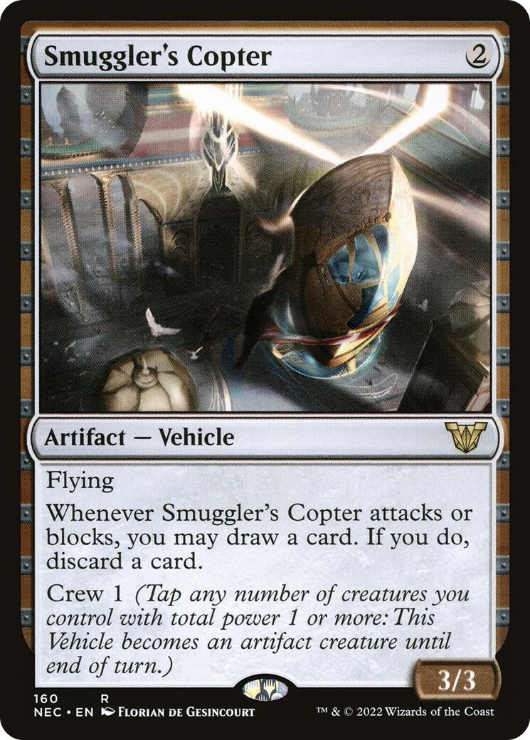 Image for Smuggler's Copter (160) [Kamigawa: Neon Dynasty] - Magic: The Gathering