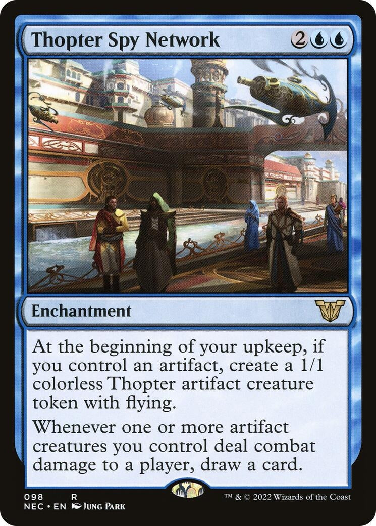 Image for Thopter Spy Network (98) [Kamigawa: Neon Dynasty] - Magic: The Gathering