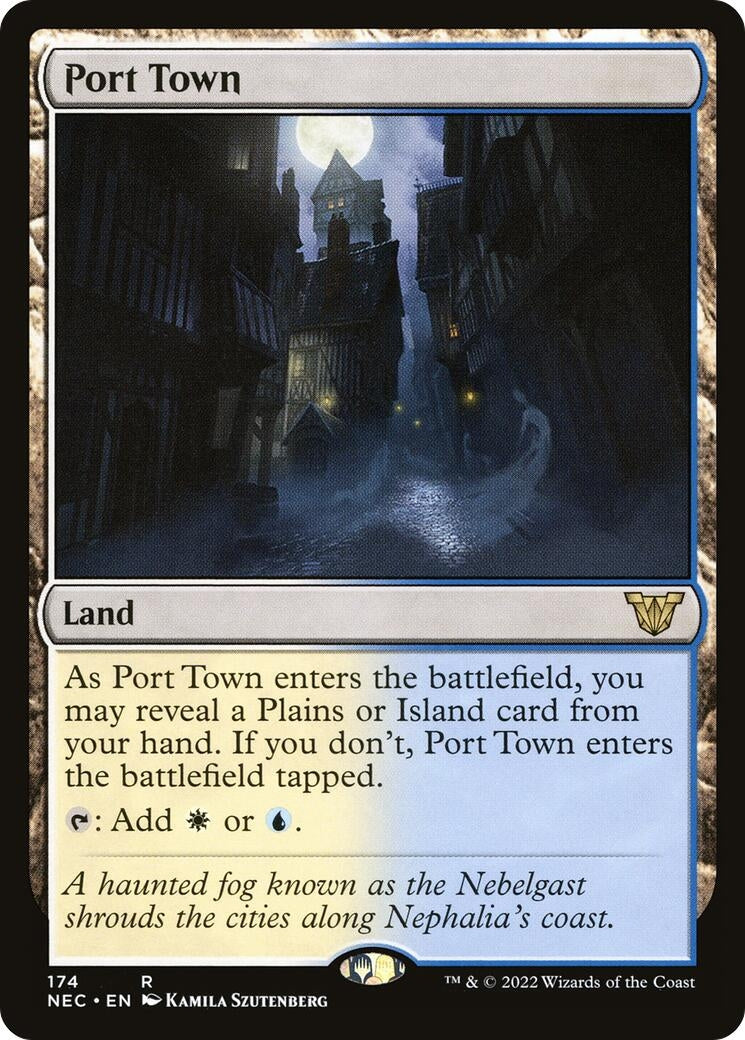 Image for Port Town (174) [Kamigawa: Neon Dynasty] - Magic: The Gathering