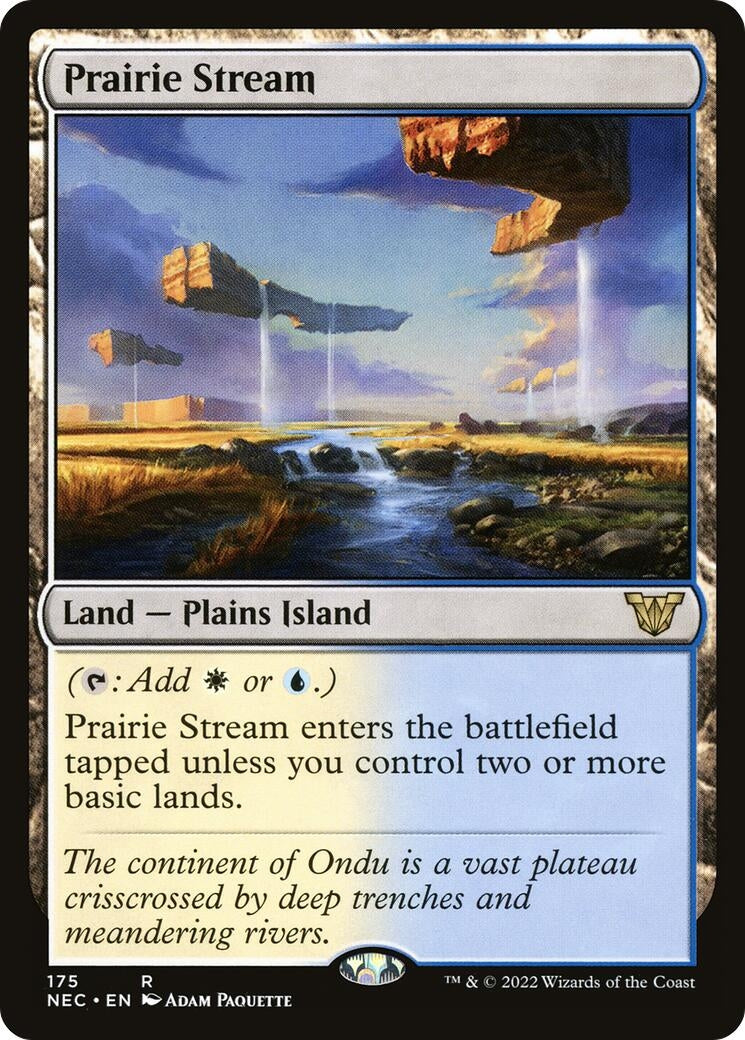 Image for Prairie Stream (175) [Kamigawa: Neon Dynasty] - Magic: The Gathering