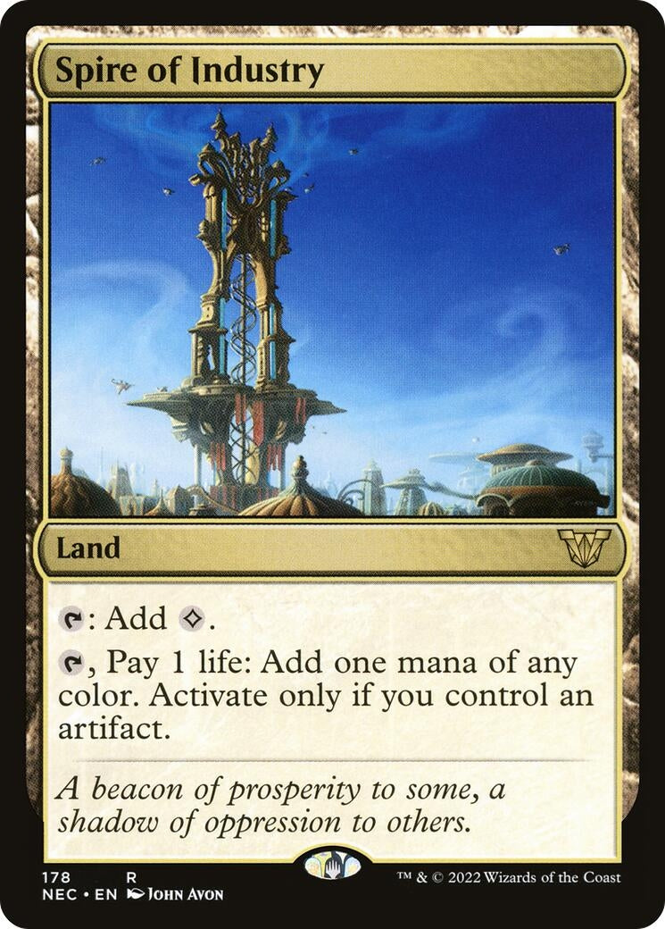 Image for Spire of Industry (178) [Kamigawa: Neon Dynasty] - Magic: The Gathering