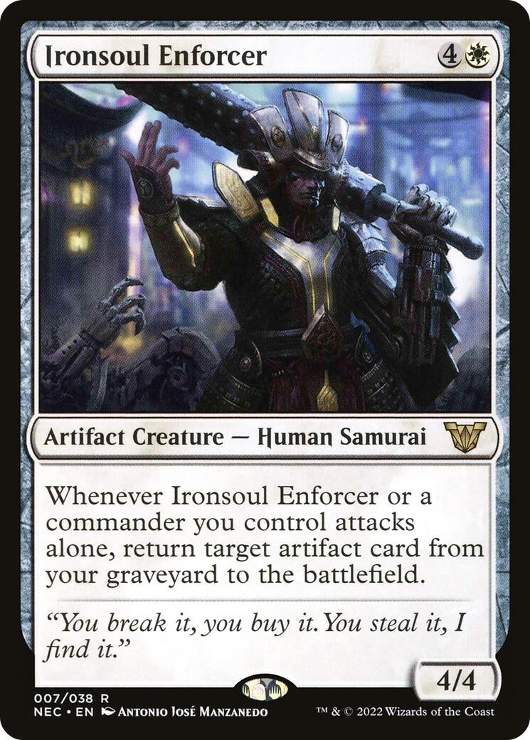 Image for Ironsoul Enforcer (7) [Kamigawa: Neon Dynasty] - Magic: The Gathering