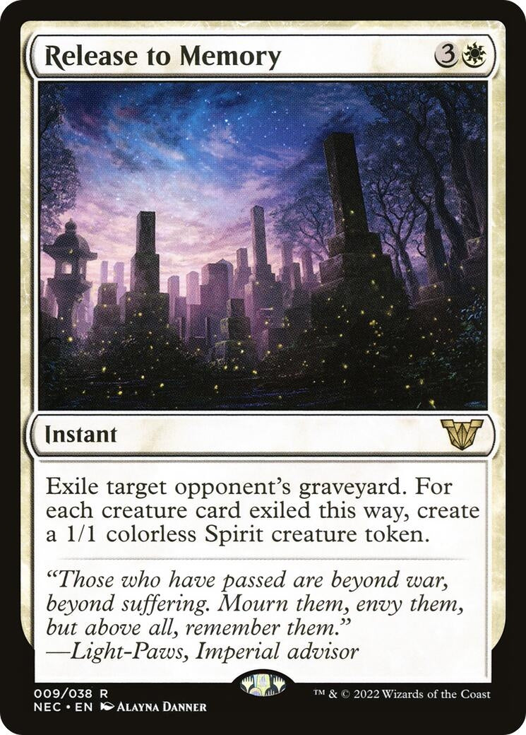 Image for Release to Memory (9) [Kamigawa: Neon Dynasty] - Magic: The Gathering