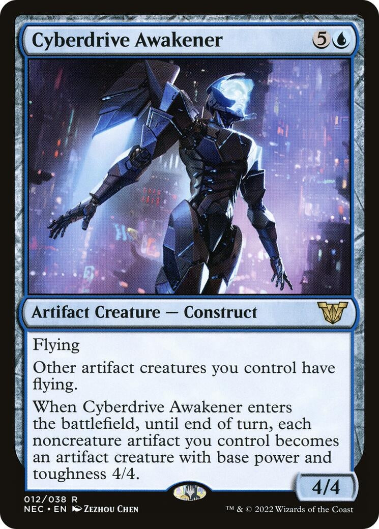 Image for Cyberdrive Awakener (12) [Kamigawa: Neon Dynasty] - Magic: The Gathering