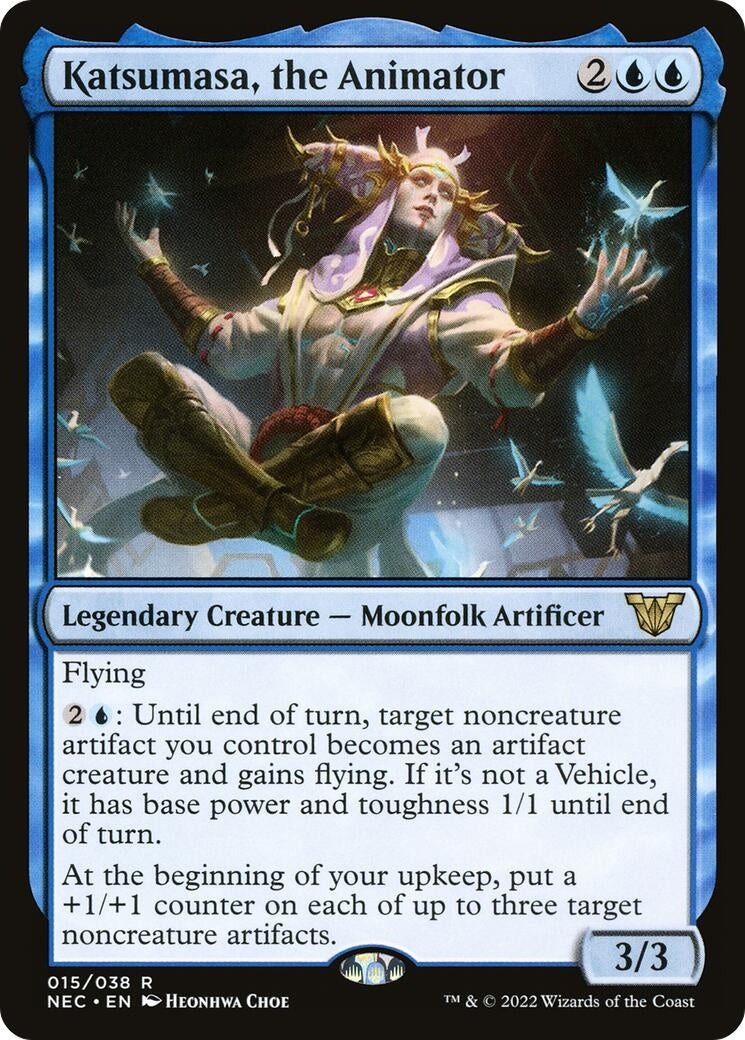Image for Katsumasa, the Animator (15) [Kamigawa: Neon Dynasty] - Magic: The Gathering