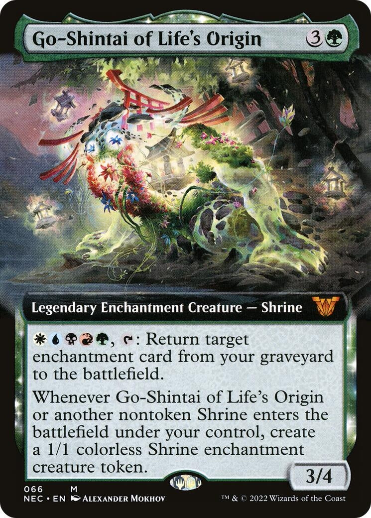 Image for Go-Shintai of Life's Origin (Extended Art) (66) [Kamigawa: Neon Dynasty] - Magic: The Gathering