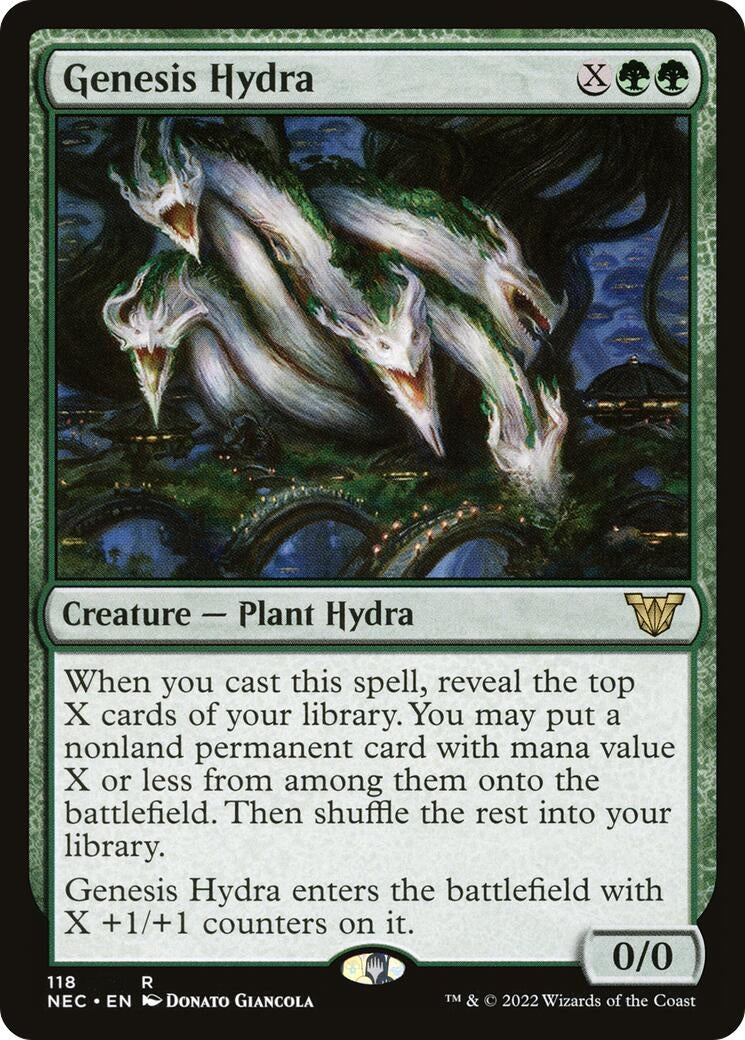 Image for Genesis Hydra (118) [Kamigawa: Neon Dynasty] - Magic: The Gathering
