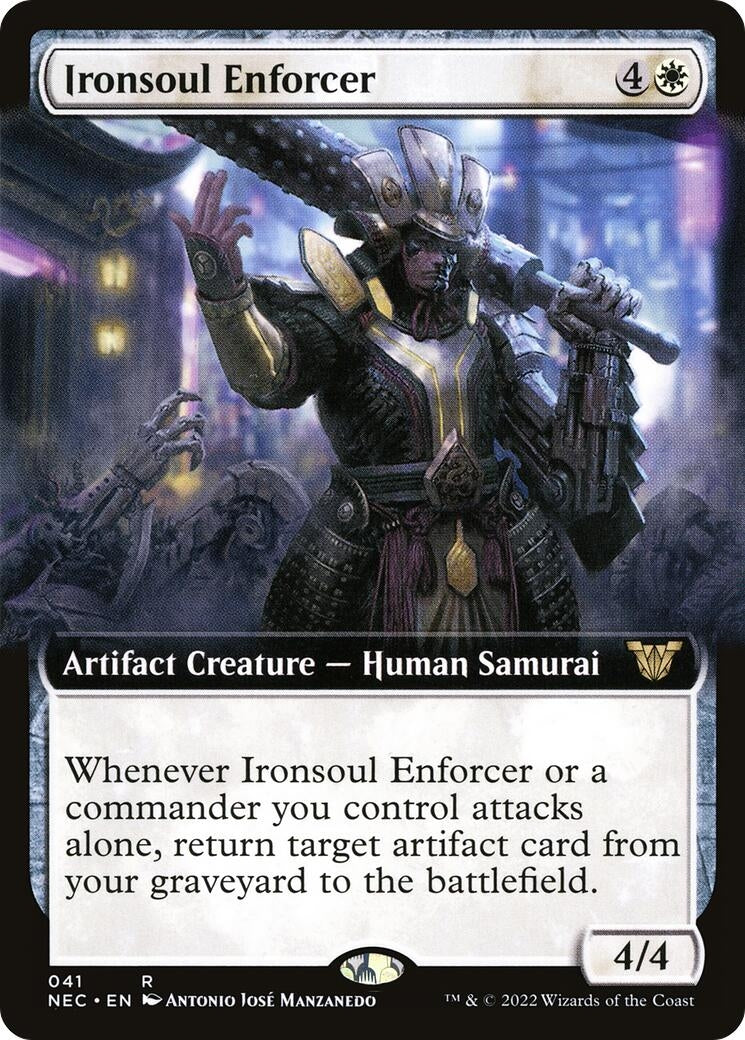 Image for Ironsoul Enforcer (Extended Art) (41) [Kamigawa: Neon Dynasty] - Magic: The Gathering