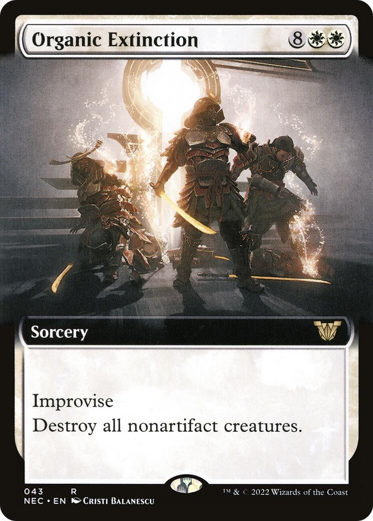Image for Organic Extinction (Extended Art) (43) [Kamigawa: Neon Dynasty] - Magic: The Gathering