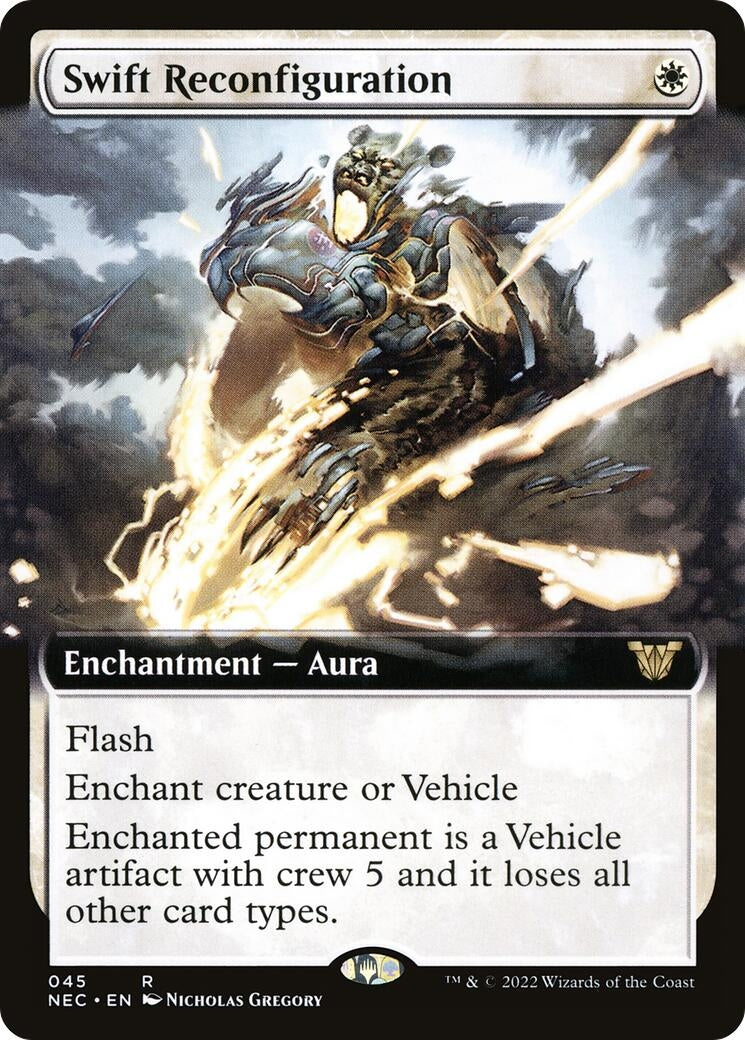 Image for Swift Reconfiguration (Extended Art) (45) [Kamigawa: Neon Dynasty] - Magic: The Gathering
