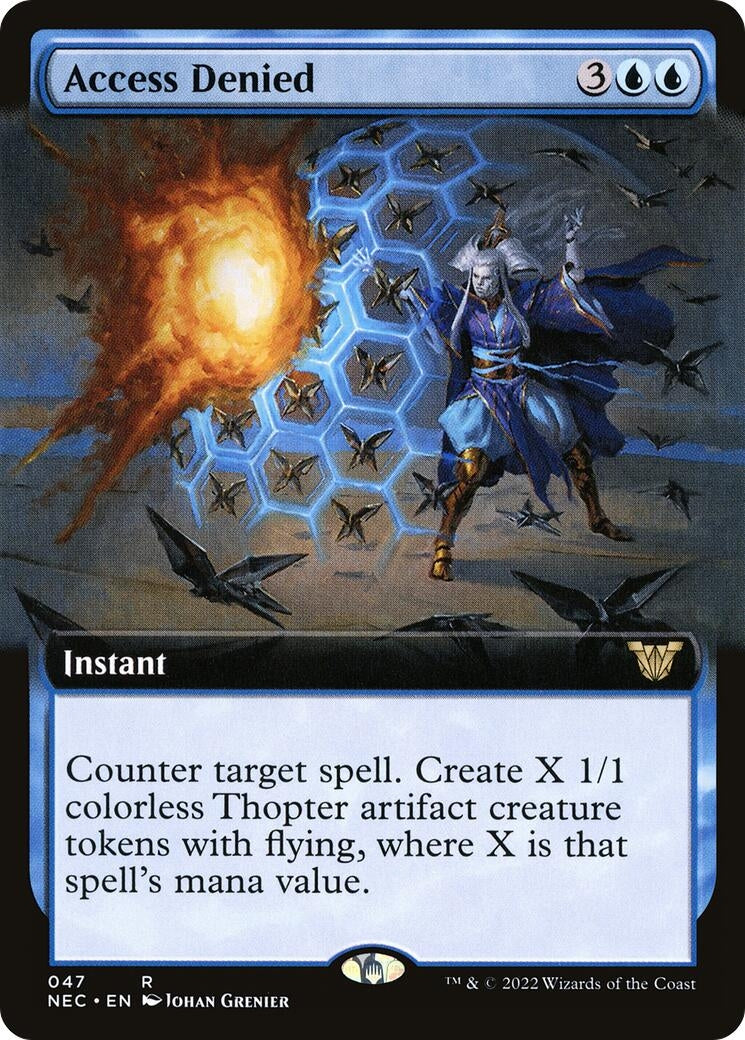 Image for Access Denied (Extended Art) (47) [Kamigawa: Neon Dynasty] - Magic: The Gathering