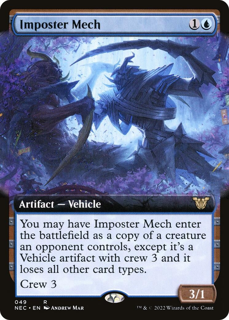 Image for Imposter Mech (Extended Art) (49) [Kamigawa: Neon Dynasty] - Magic: The Gathering