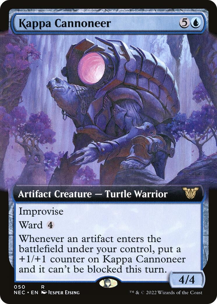 Image for Kappa Cannoneer (Extended Art) (50) [Kamigawa: Neon Dynasty] - Magic: The Gathering