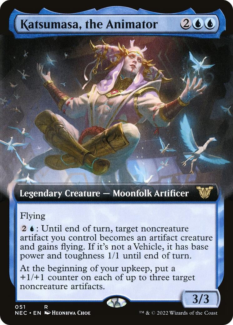 Image for Katsumasa, the Animator (Extended Art) (51) [Kamigawa: Neon Dynasty] - Magic: The Gathering