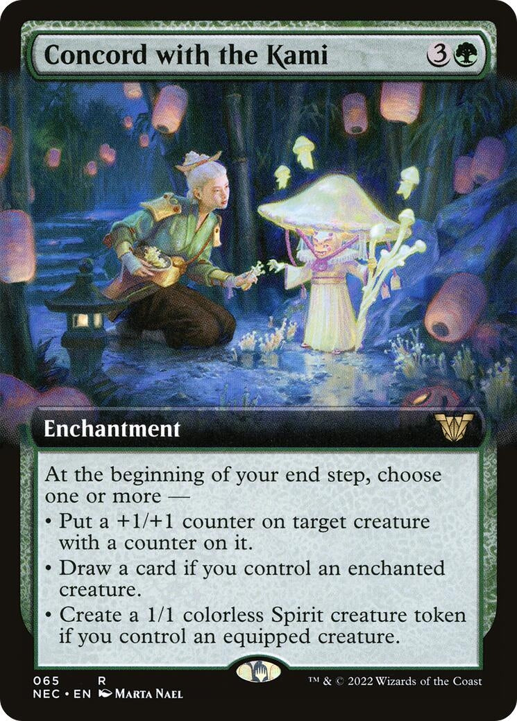 Image for Concord with the Kami (Extended Art) (65) [Kamigawa: Neon Dynasty] - Magic: The Gathering