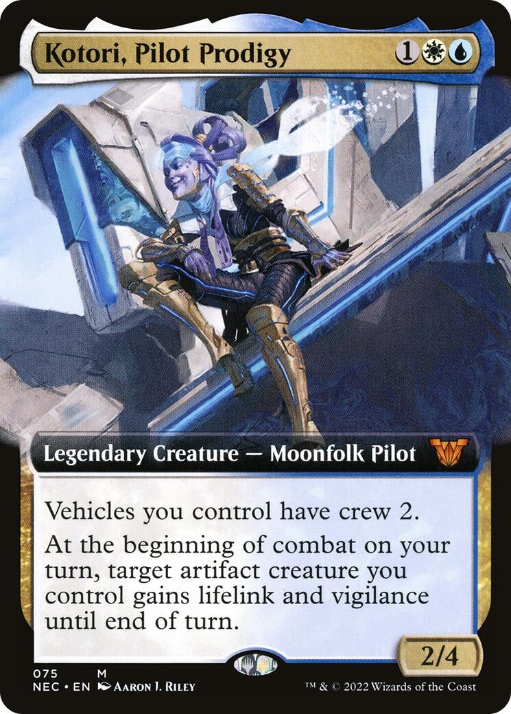 Image for Kotori, Pilot Prodigy (Extended Art) (75) [Kamigawa: Neon Dynasty] - Magic: The Gathering