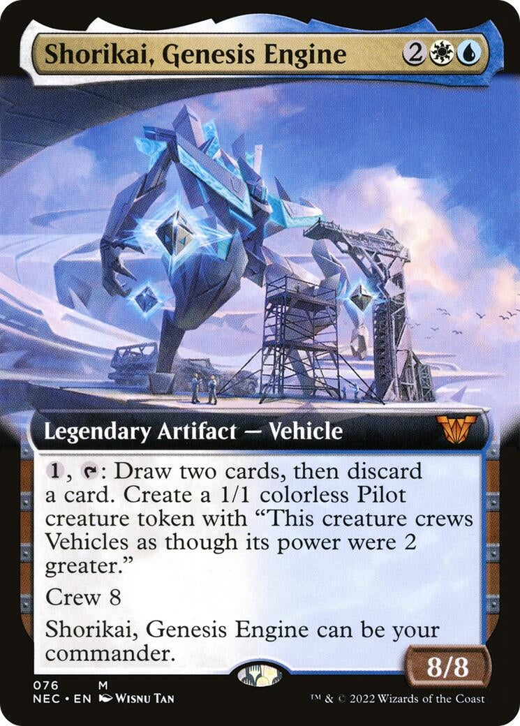 Image for Shorikai, Genesis Engine (Extended Art) (76) [Kamigawa: Neon Dynasty] - Magic: The Gathering