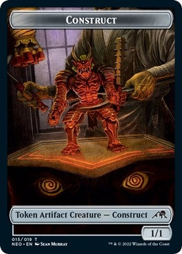 Image for Construct (015) // Blood (017) Double-Sided Token (Challenger 2022) (15 // 17) [Unique and Miscellaneous Promos] - Magic: The Gathering