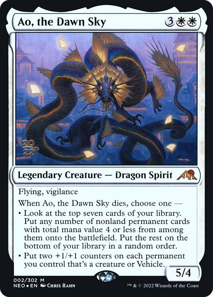 Image for Ao, the Dawn Sky (2) [Prerelease Cards] - Magic: The Gathering
