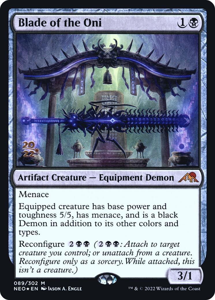Image for Blade of the Oni (89) [Prerelease Cards] - Magic: The Gathering