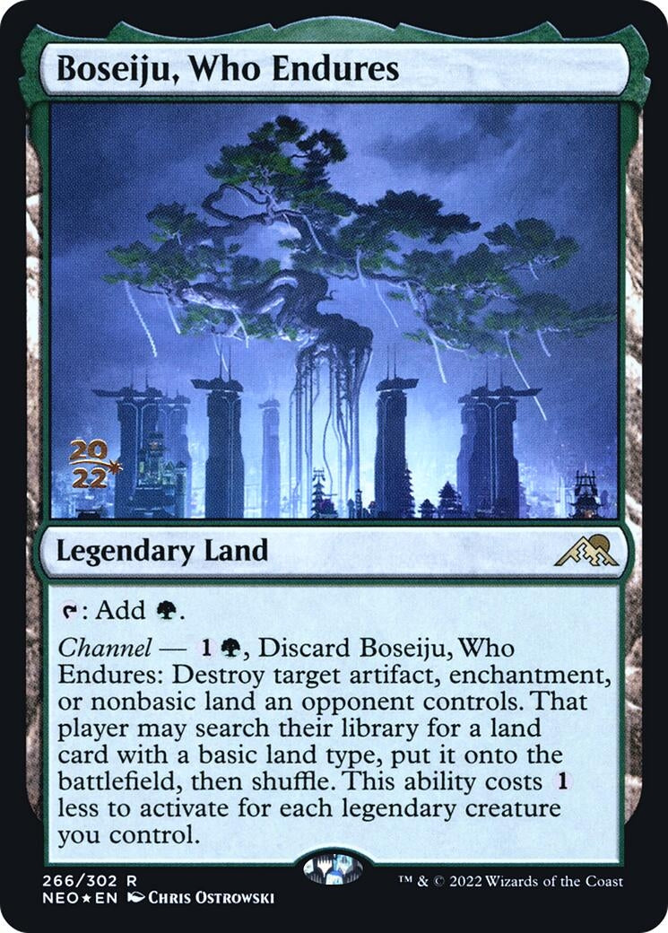 Image for Boseiju, Who Endures (266) [Prerelease Cards] - Magic: The Gathering