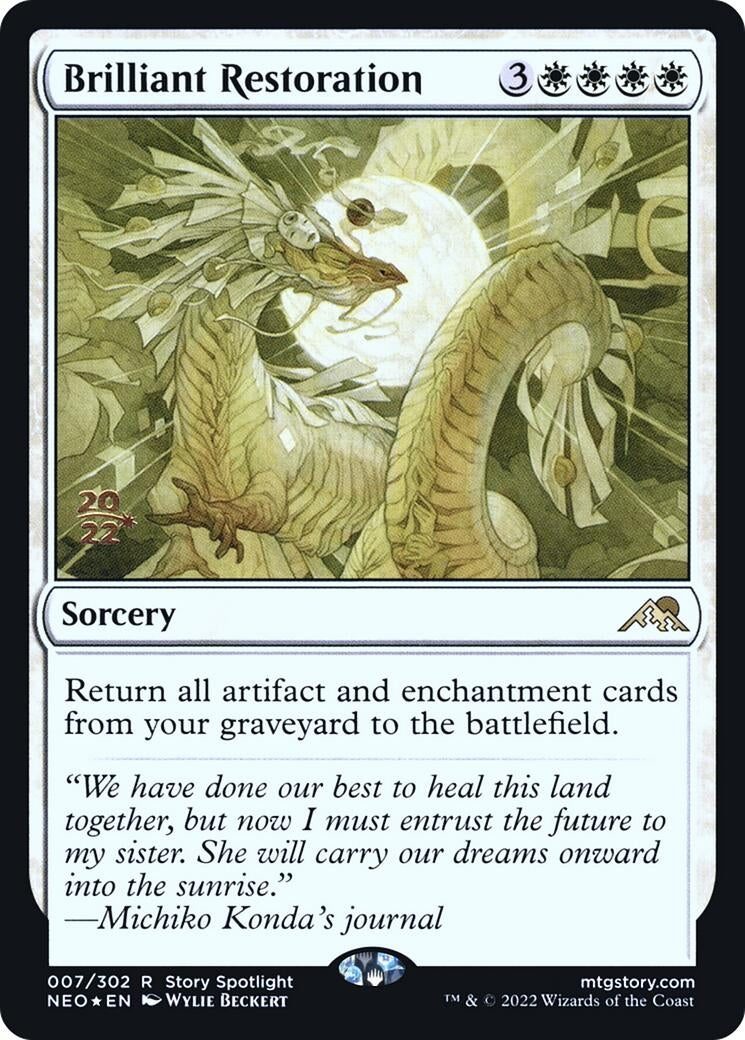 Image for Brilliant Restoration (7) [Prerelease Cards] - Magic: The Gathering