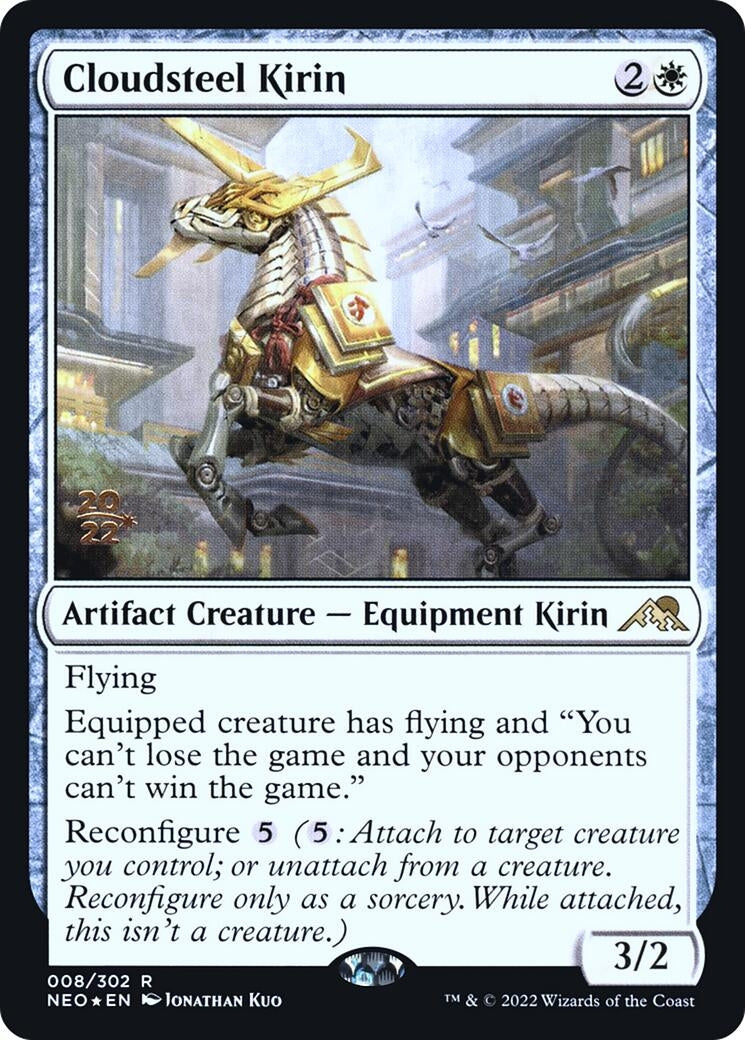 Image for Cloudsteel Kirin (8) [Prerelease Cards] - Magic: The Gathering