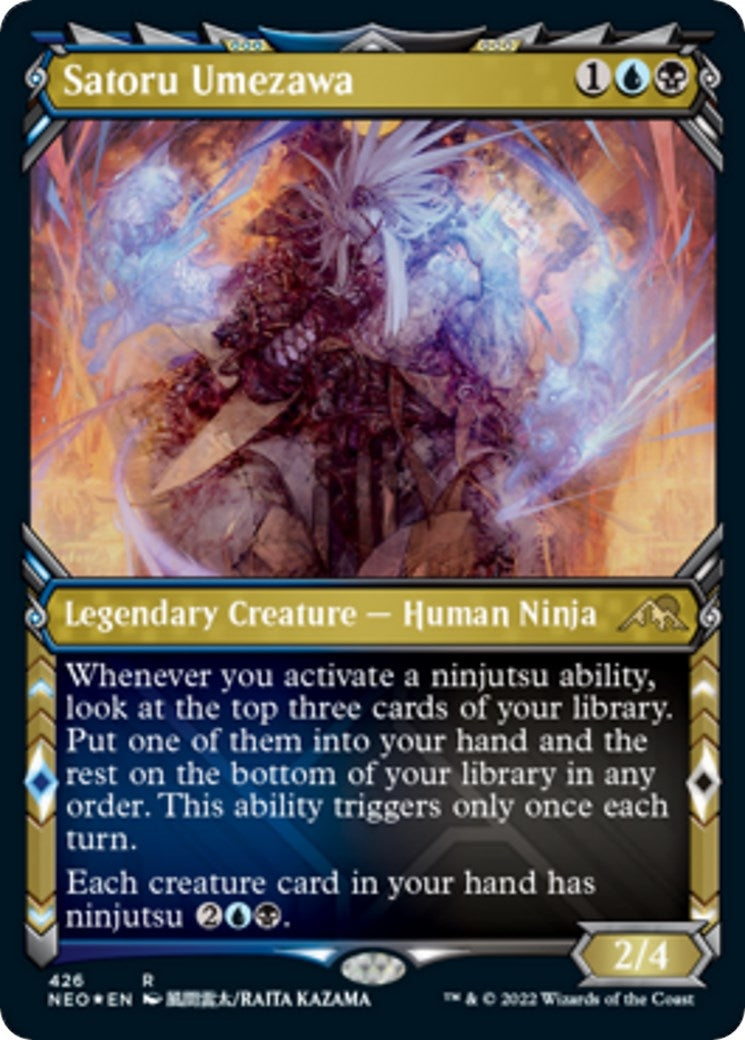 Image for Satoru Umezawa (Showcase) (Foil Etched) (426) [Kamigawa: Neon Dynasty] - Magic: The Gathering