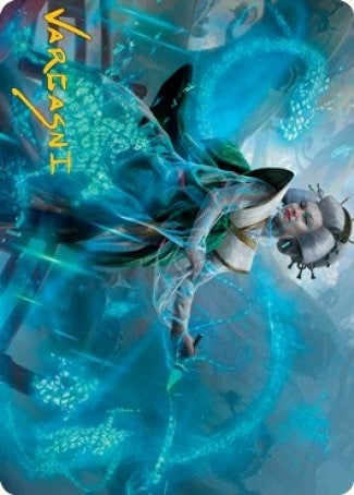 Image for Bearer of Memory Art Card (Gold-Stamped Signature) (1) [Kamigawa: Neon Dynasty] - Magic: The Gathering