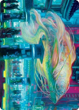 Image for Skyswimmer Koi Art Card (3) [Kamigawa: Neon Dynasty] - Magic: The Gathering
