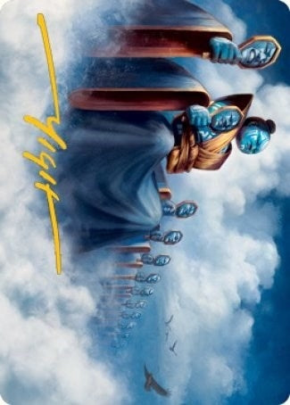 Image for Myojin of Cryptic Dreams Art Card (Gold-Stamped Signature) (7) [Kamigawa: Neon Dynasty] - Magic: The Gathering