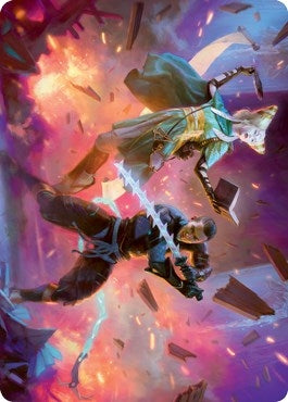 Image for Explosive Entry Art Card (13) [Kamigawa: Neon Dynasty] - Magic: The Gathering