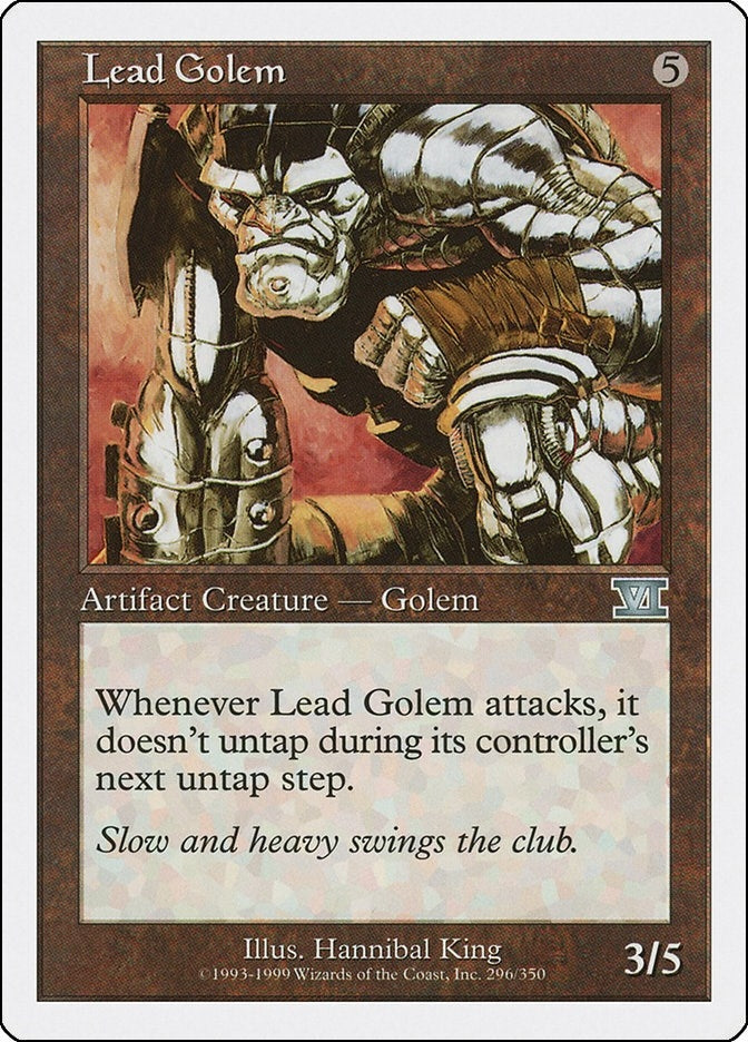 Image for Lead Golem (296) [Classic Sixth Edition] - Magic: The Gathering