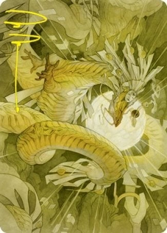 Image for Brilliant Restoration Art Card (Gold-Stamped Signature) (22) [Kamigawa: Neon Dynasty] - Magic: The Gathering