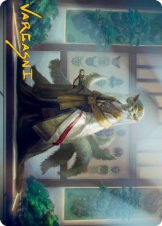 Image for Light-Paws, Emperor's Voice Art Card (Gold-Stamped Signature) (23) [Kamigawa: Neon Dynasty] - Magic: The Gathering