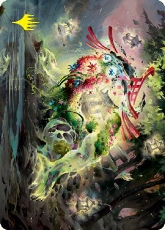 Image for Go-Shintai of Life's Origin Art Card (Gold-Stamped Signature) (26) [Kamigawa: Neon Dynasty] - Magic: The Gathering